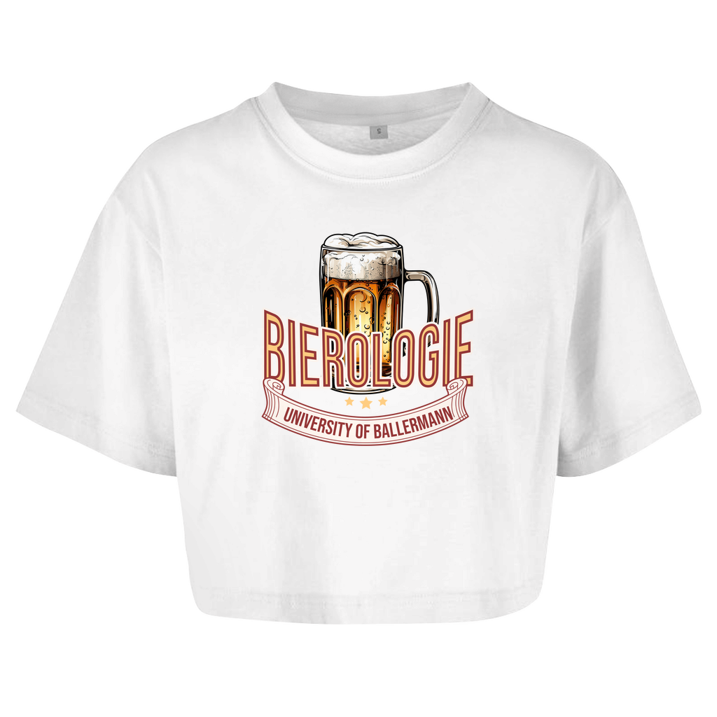 "Bierologie" Crop-Top