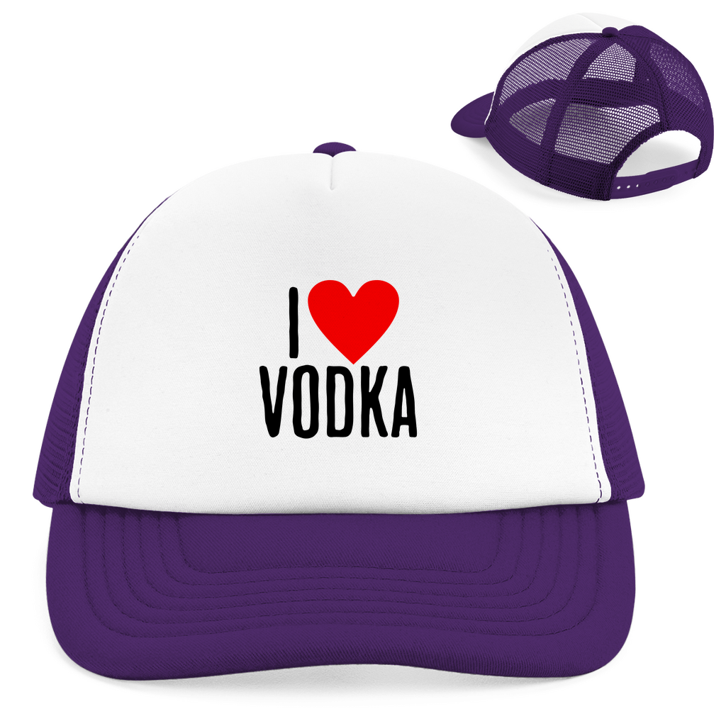 "I ❤ Vodka " Retro Trucker Cap