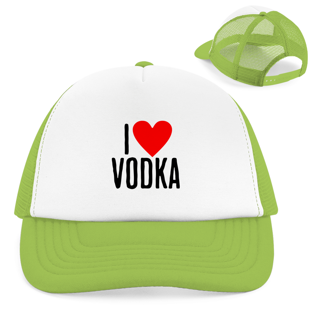 "I ❤ Vodka " Retro Trucker Cap