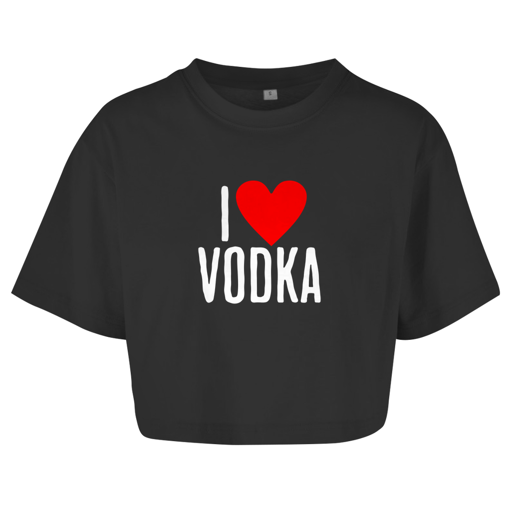 "I ❤ Vodka" Crop-Top