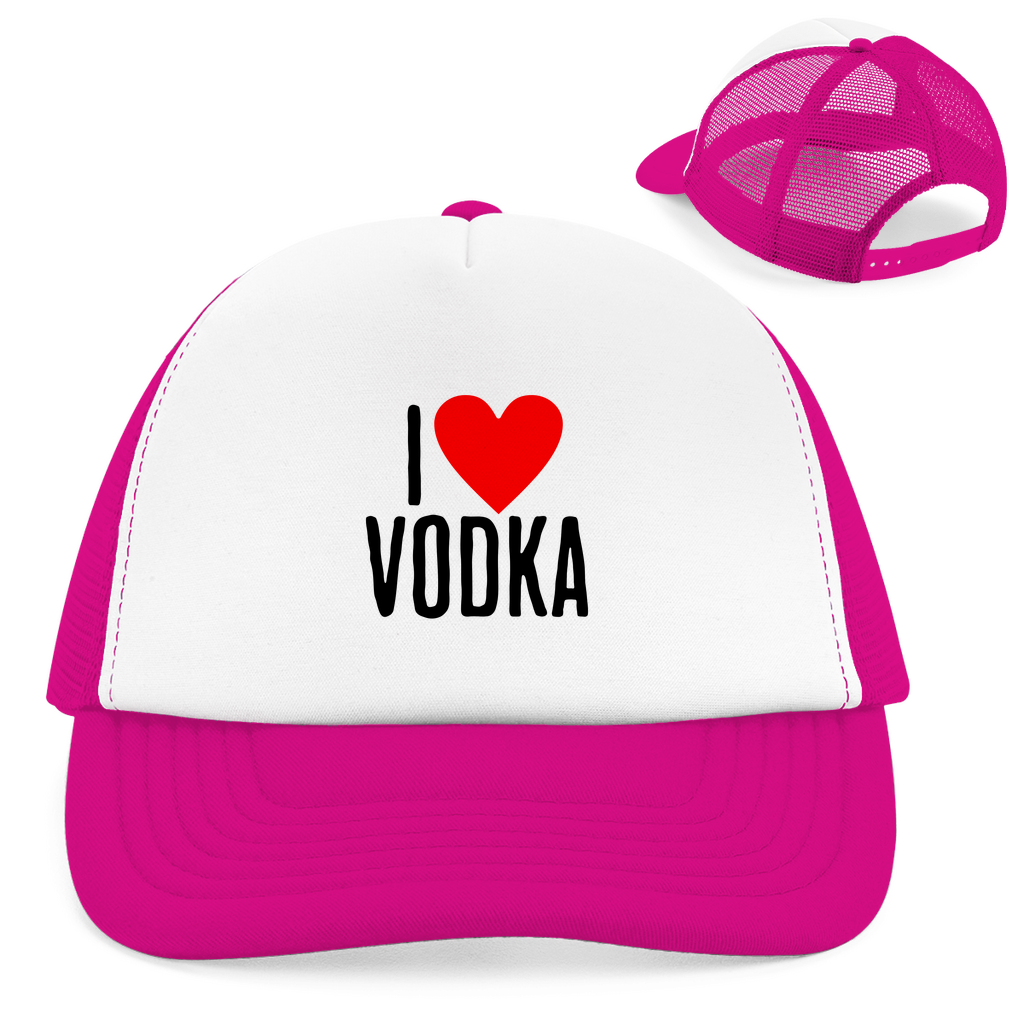 "I ❤ Vodka " Retro Trucker Cap