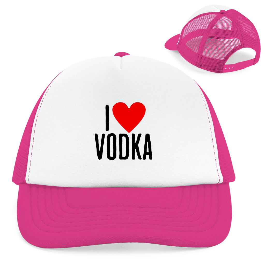 "I ❤ Vodka " Retro Trucker Cap