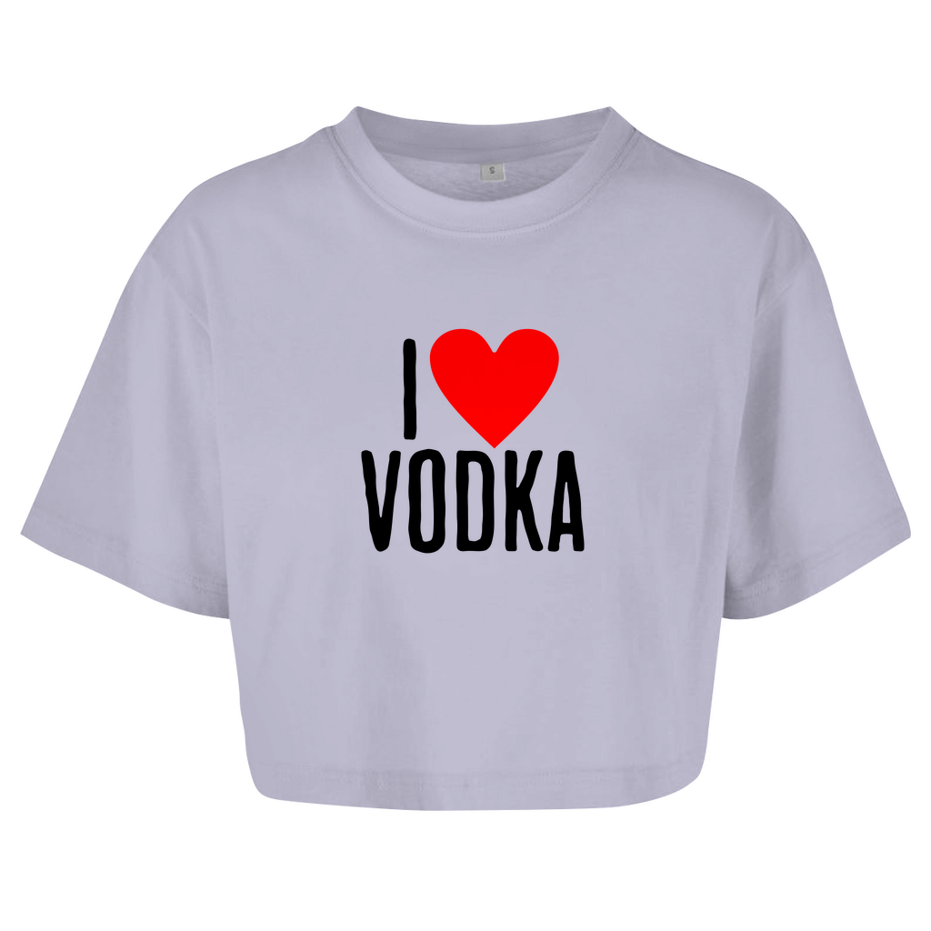 "I ❤ Vodka" Crop-Top