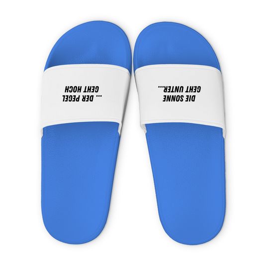 "Pegel geht hoch" Badelatschen