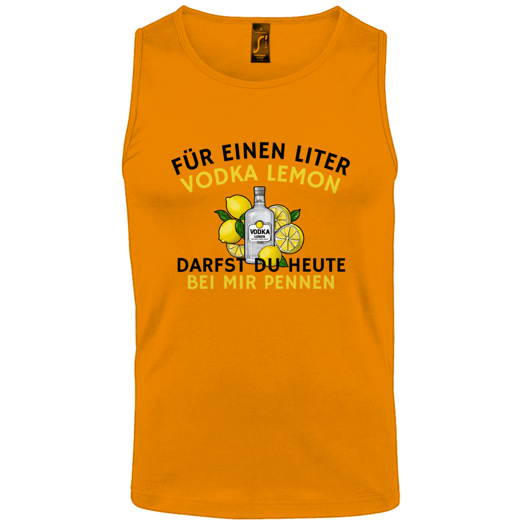 "Für einen Liter Vodka Lemon ..." Tank-Top