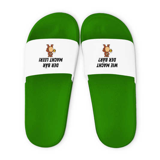 "Wie macht der Bär" Badelatschen