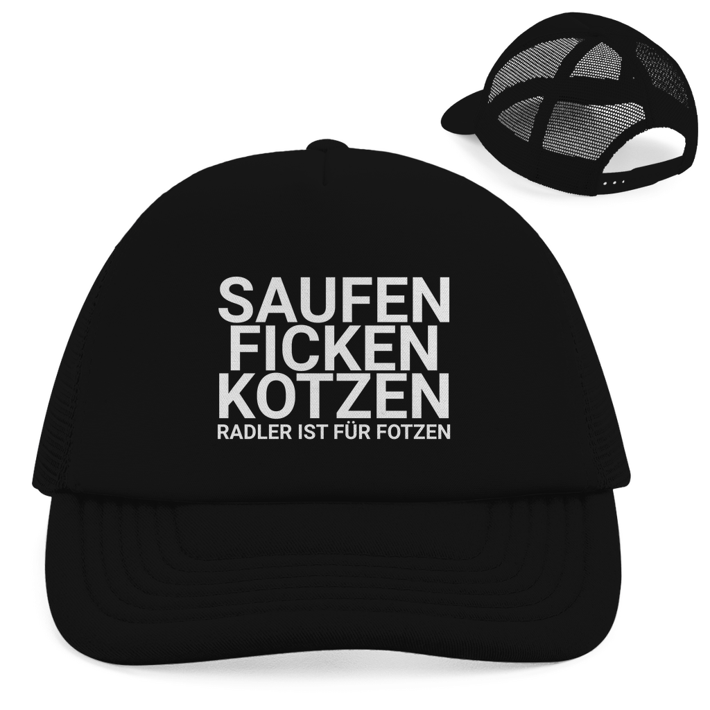 "Radler ist für Fotzen " Retro Trucker Cap