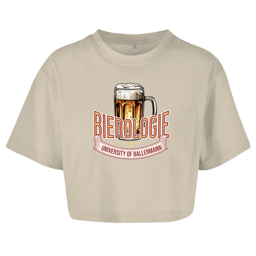 "Bierologie" Crop-Top