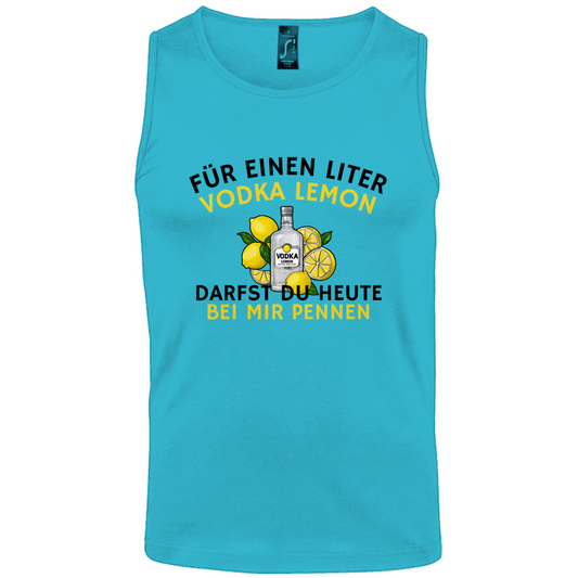 "Für einen Liter Vodka Lemon ..." Tank-Top