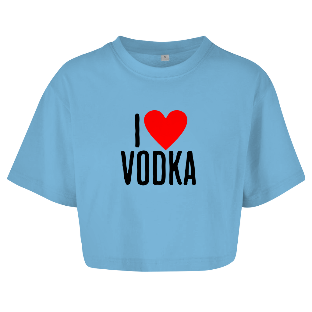 "I ❤ Vodka" Crop-Top