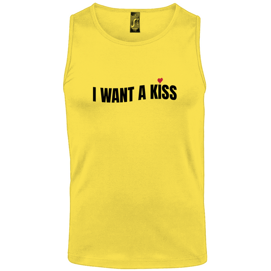 "I want a Kiss" Tank-Top