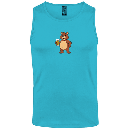 "Drinking bear" Tank-Top